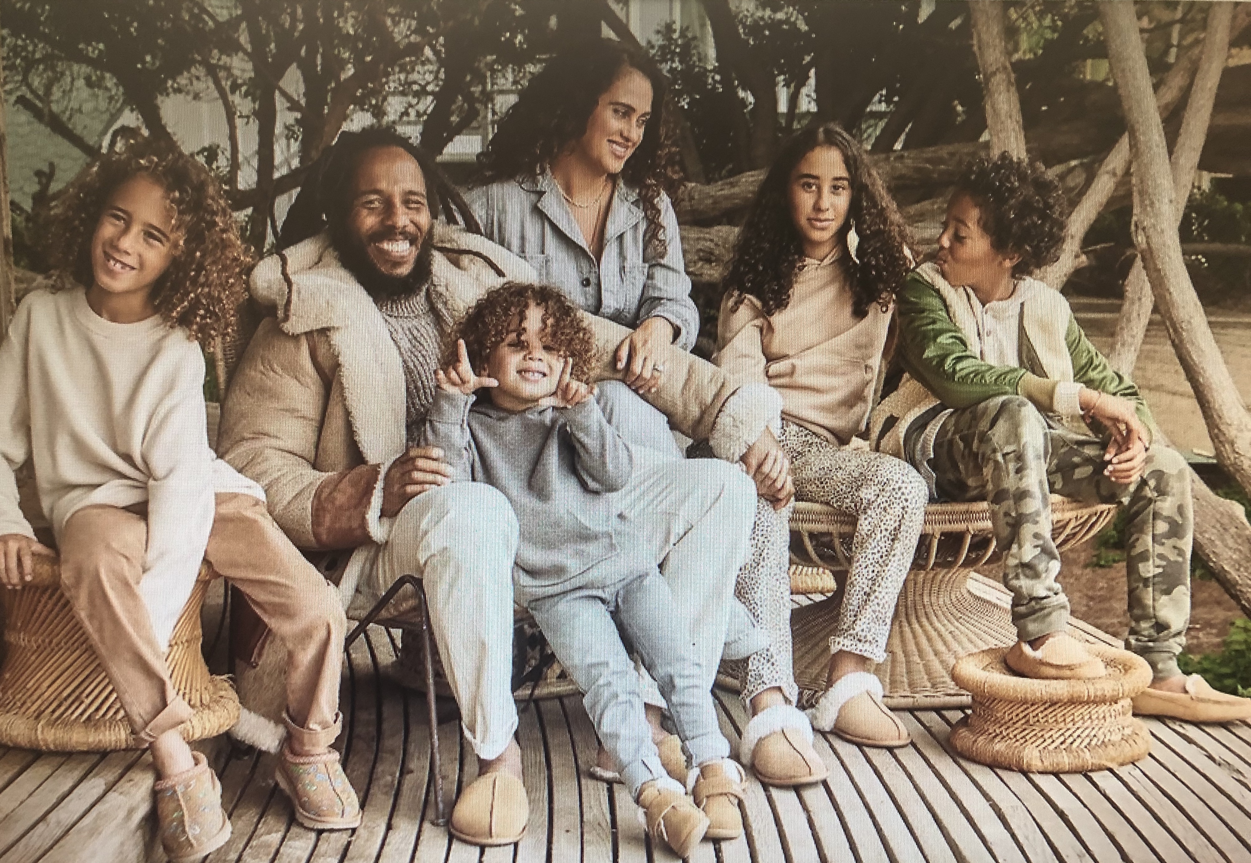Ziggy Marley and His Family in UGG’s 2019 Holiday Campaign